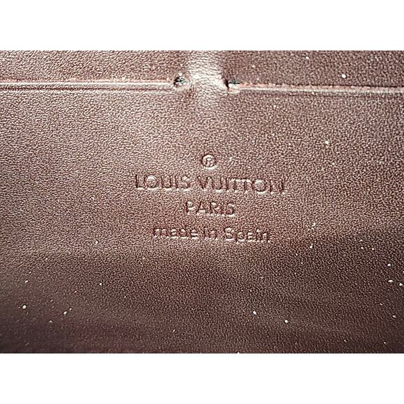 Louis Vuitton Vernis Zippy Wallet Amarante Burgundy With Box, Dustbag LV Patent - Picture 11 of 16